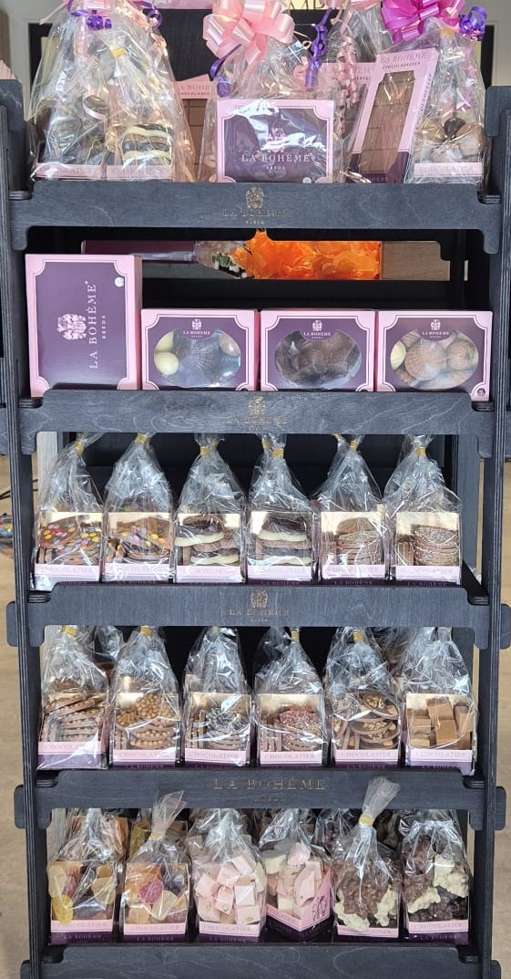 La Bohème chocolate display